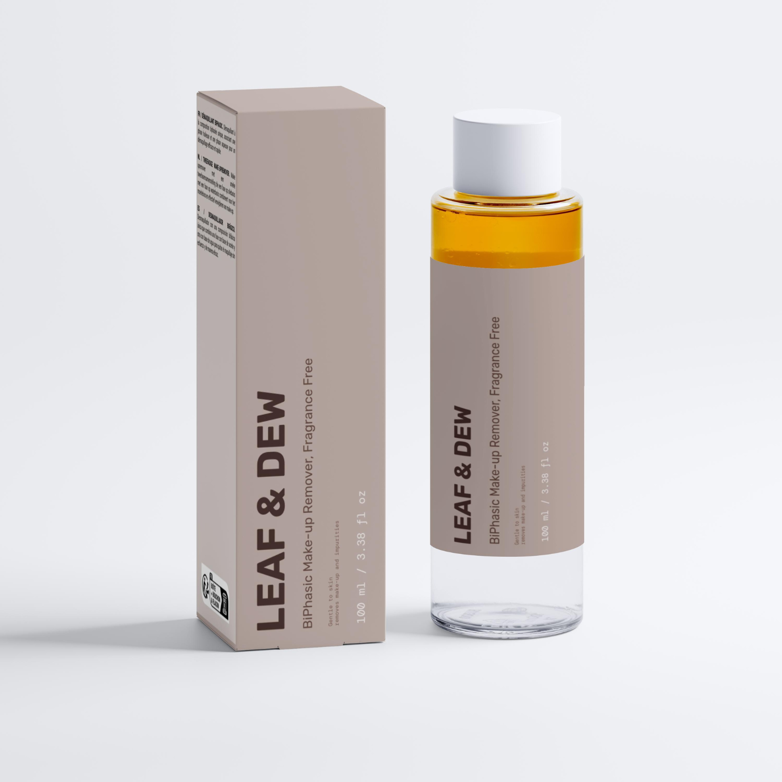 leaf & dew™ biphasic makeup remover