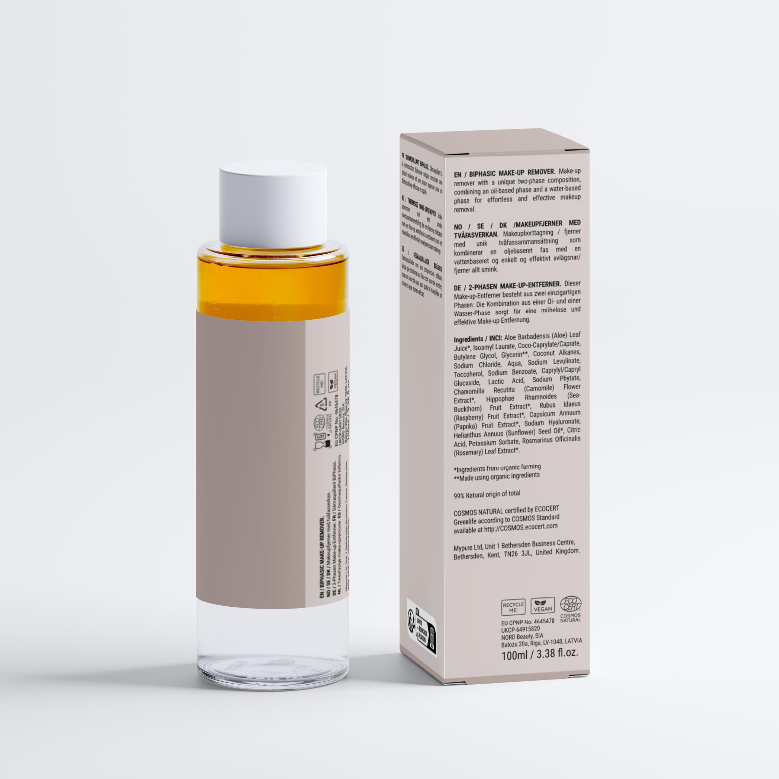 leaf & dew™ biphasic makeup remover